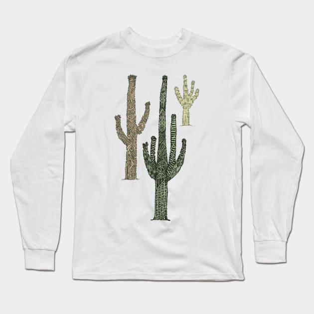 Cactus Long Sleeve T-Shirt by Hinterlund